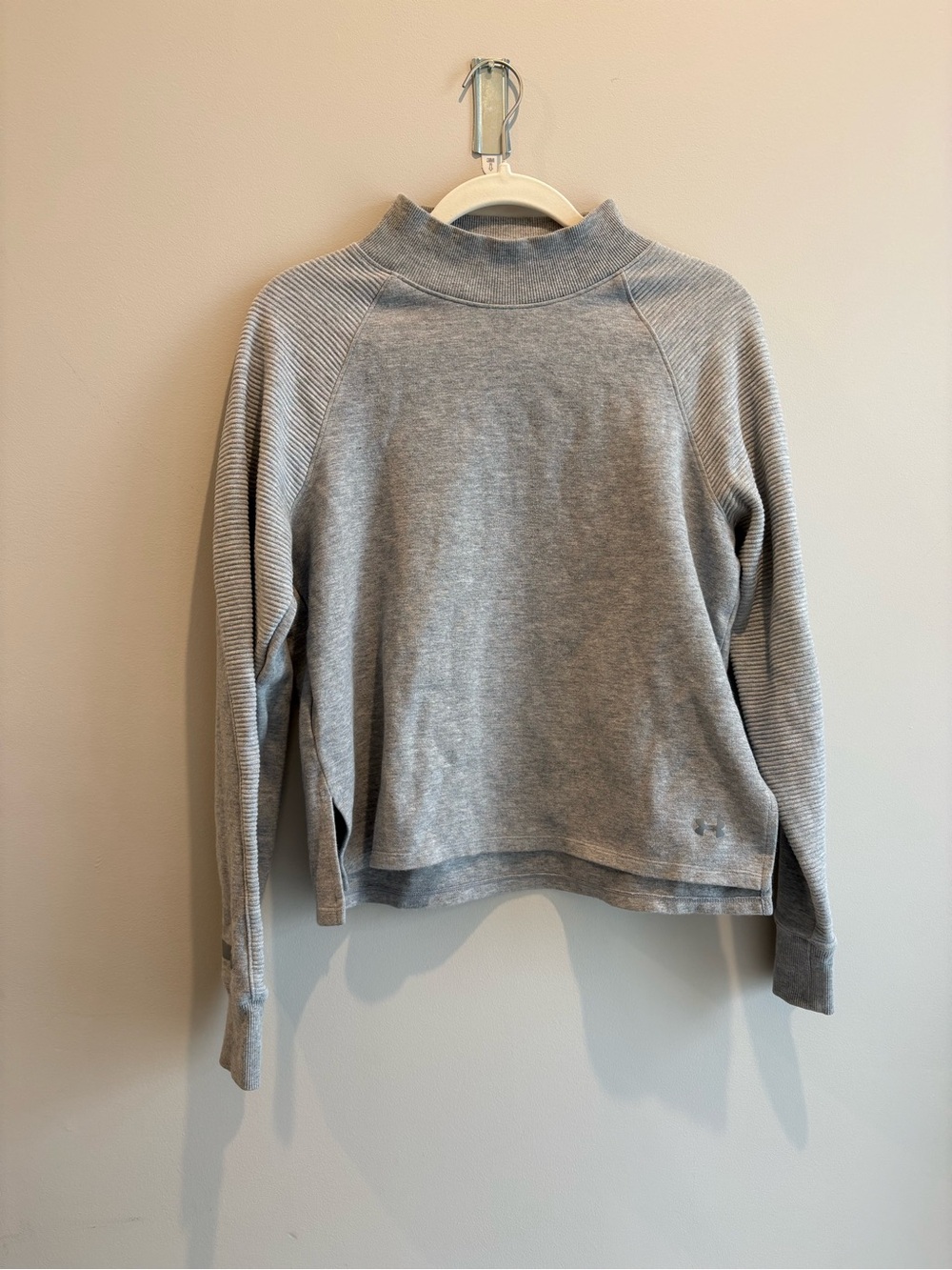 Under Armour Light Grey Women's Mock Neck Sweater